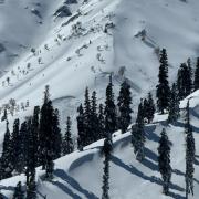 Natural Avalanches during recent storm on mountain Afferwat Hapathkud and lower elevation